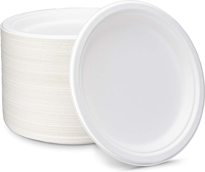 Compostable Bagasse Plates